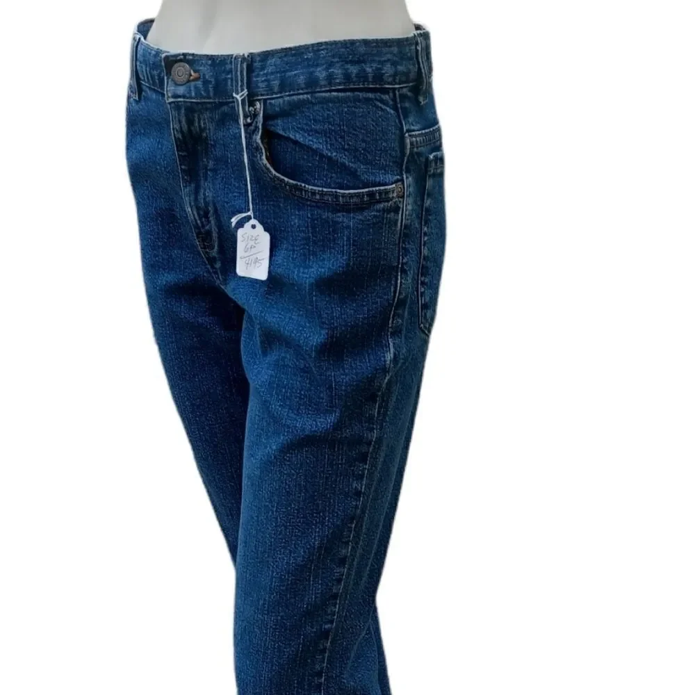 419510..Eddie Bauer Ankle Bootcut Jeans Size 6P,  W28